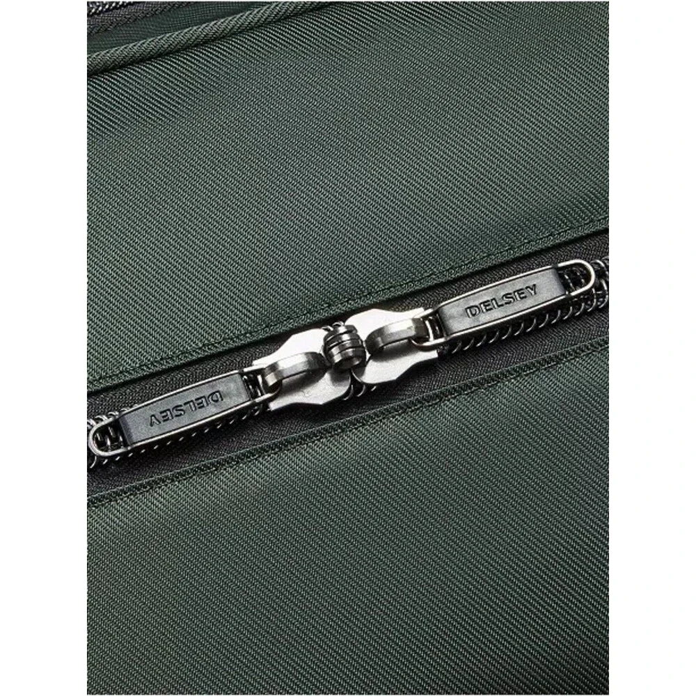 Delsey Paris Men's Dark Green Laptop Weekender Bag duffel bag, luggage